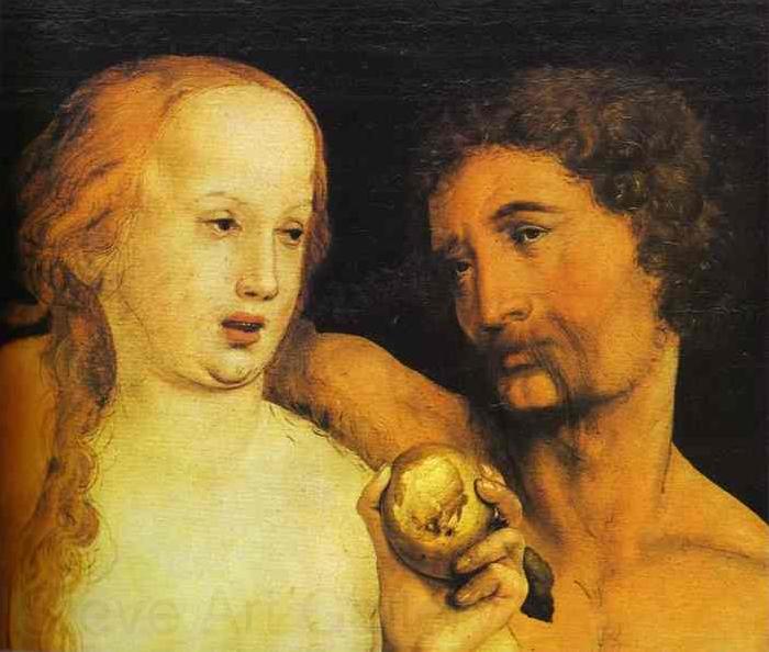 Hans holbein the younger Adam and Eve France oil painting art
